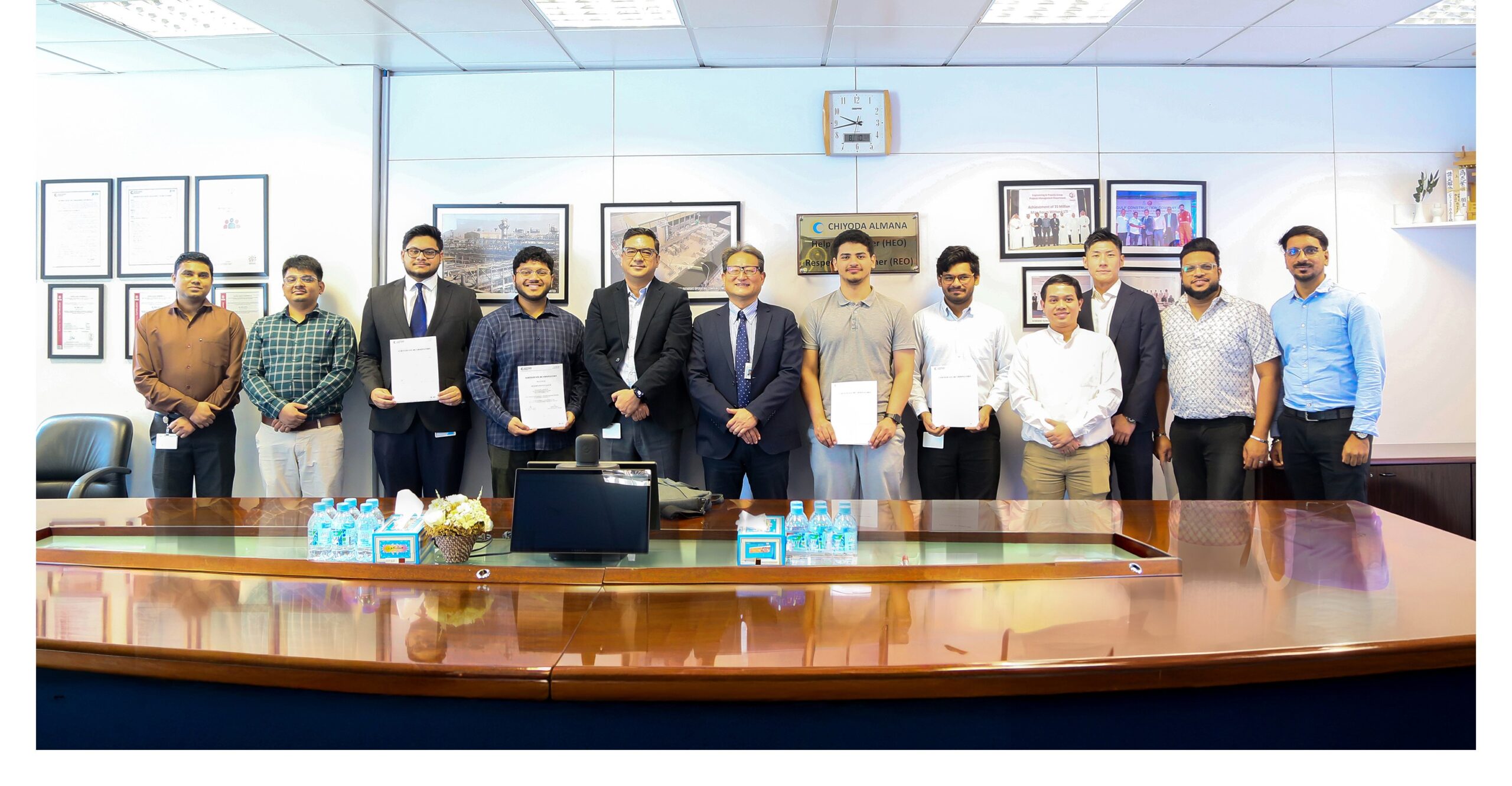 Chiyoda Almana Engineering Concluded its Summer Internship Program to Universities Students in Qatar